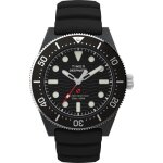 Montre - timex - tw2y02200 - caoutchouc noir - r�sistante � leau 20 bar - 43 mm
