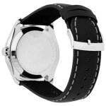 Montre tissot - hommes - t0354461605102 - etanche 10 atm - bracelet cuir noir