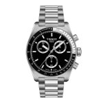 Montre - tissot - pr516 - chronographe - acier inoxydable - cadran noir - �tanche 10 atm