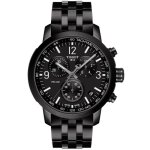 Montre tissot prc 200 chronograph quartz t1144173305700 en acier inoxydable noir Montre tissot prc 200 chronograph quartz t1144173305700 en acier inoxydable noir