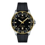 Montre - tissot - montre tissot seastar 1000 - silicone noir - tanchit 30 atm - quartz swiss made