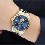 Montre tourbillon automatique de luxe pour homme - carnival - tanche 30m - bracelet en acier inoxydable ...