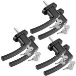 Monzana 6x poigne de fentre noire verrouillable  cls scurit enfants poigne de scurit pour fentre ...