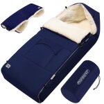 Monzana chancelire pour bb bleu chancelire dhiver pour poussette chauffe - main rsistant bandes ...