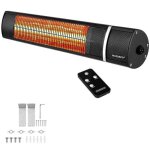 Monzana® radiateur infrarouge 3 niveaux de chauffage 2000w télécommande housse 90° extérieur chauffage ... Monzana® radiateur infrarouge 3 niveaux de chauffage 2000w télécommande housse 90° extérieur chauffage ...
