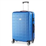 Monzana� valise rigide exopack bleu taille xl serrure tsa 4 roues 360� poign�e t�lescopique plastique ...