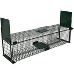 Moorland pige de capture - cage xl - pour petits animaux : lapins chats martres fouines - 100x25x25cm ...