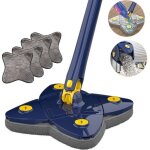 Mop vadrouille de nettoyage 360 rotatif rglable auto - drainant balai squeeze pour sols fentre verre ...