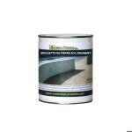 Moquette de pierre sol drainant kit de 1 kg