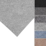 Moquette de sol en rouleau feutre superflex gris clair 200 x 400 cm