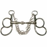 Mors coup de poing pour cheval en acier inox tattini - neutre - 12 cm