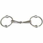 Mors releveur pour cheval en inox tattini - neutre - 12 cm