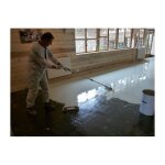 Mortier �poxy color� autolissant pour sols kit de 25 kg gris b�ton ral 7040