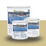 Mortier �poxy color� autolissant pour sols kit de 20 kg jaune sable ral 1001
