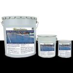 Mortier �poxy color� autolissant pour sols kit de 25 kg noir