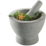 Mortier en granit diametre 17 cm crunchy - gefu