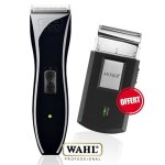 Moser - tondeuse neo black professionnelle cheveux barbe + rasoir de voyage rechargeable