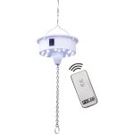 Moteur de boule � facettes � batterie t�l�command�e � led blanc