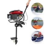 Moteur �lectrique de hors - bord - 8 hp 4 temps - bateau de p�che moteur � essence refroidi par air tci ...