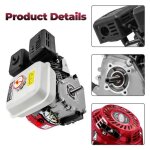 Moteur essence 5. 5hp 168f 4 temps monocylindre support de dmarrage moteur kart moteur pour honda gx160 ...