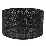 Abat - jour d�coratif - mothinessto - m�tal - jaune et noir - style contemporain - 22 cm