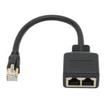 Mothinessto adaptateur r�partiteur rj45 rallonge de c�ble adaptateur ethernet rj45 1 � 2 ports excellente ...