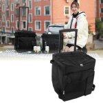 Sac isotherme - mothinessto - grande glaci�re roulante - 43l - imperm�able - portable