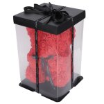 Mothinessto ours en peluche de rose ours fleur rose d�coration de maison bo�te cadeau pour anniversaire ...