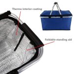 Mothinessto sac isol� sac de panier de courses 30l panier thermique pliable sac isotherme pour pique ...