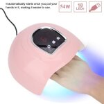 Mothinessto s�che - vernis � ongles lampe led uv intelligente usb 54w electromenager manucure machine ...