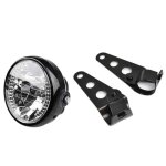 Moto 7 pouces feux ronds phare phares led clignotants + support pour honda yamaha suzuki kawasaki