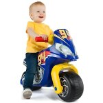 Moto autoport�e pour b�b� - molto cross race - bleu - tout terrain - electrique