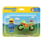 Moto de course pilote playmobil 1. 2. 3. - garçon - 18 mois et plus Moto de course pilote playmobil 1. 2. 3. - garçon - 18 mois et plus