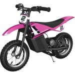 Moto cross electrique enfant dirt rocket mx125 - razor - rose - 2 roues - batterie - 40 minutes Moto cross electrique enfant dirt rocket mx125 - razor - rose - 2 roues - batterie - 40 minutes