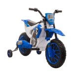 Homcom - moto �lectrique pour enfants - pp - 106. 5x51. 5x68cm - bleu