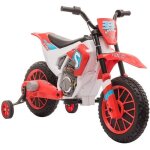 Homcom - moto �lectrique pour enfants - pp - 106. 5x51. 5x68cm - rouge
