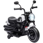 Moto �lectrique pour enfants - homcom - 3 km / h 6v phare led - charge max. 25 kg - 2 roues dentra�nement ...