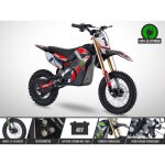 Moto enfant lectrique 1300w / moto cross orion 1300w / 12 / 10 / dition 2021 / rouge