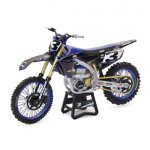 Moto miniature - new ray - eli tomac 3 yz450f - r�plique yamaha factory race team - �chelle 1:12 - blanc ...