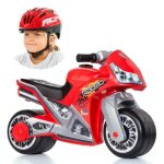Moto molto cross premium avec casque mlt rouge pour enfant - molto - a pédales - 2 roues Moto molto cross premium avec casque mlt rouge pour enfant - molto - a pédales - 2 roues