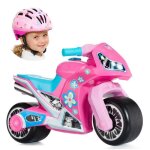 Moto molto cross premium rose pour enfant avec casque mlt - molto - a pdales - 2 roues