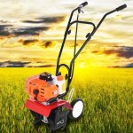 Motobineuse � essence smalibal - 52cc - largeur de labourage 79 pouces - profondeur de travail 6 pouces ...