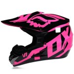 Motocross de vlo vtt dh glossy rose fox casque pour femme