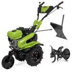 Motoculteur  essence moteur 4t 212 cm3 7cv 5200w + jeu de fraises + butteur vito