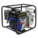 Motopompe thermique 54 000l / h moteur 4t ohv 6. 5cv 196cm3 4800w innondations caves vide piscines el�vation ...