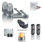 Motorisation de portail battant axovia 220b (gris) - somfy - a bras - 230 v - 2m - 200kg