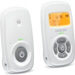 Motorola mbp 24 babyphone audio - affichage rtro clair - temprature ambiante - 300 mtres - microphone ...