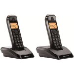 Motorola startac s1202 tlphone sans fil avec id dappelant dectgap noir + combin supplmentaire