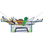 Porte tout de garage - mottez - l 2. 20 à 3. 80 m - Étagère de rangement - tubes Ø35mm et Ø30mm Porte tout de garage - mottez - l 2. 20 à 3. 80 m - Étagère de rangement - tubes Ø35mm et Ø30mm