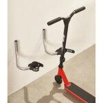 Mottez range trottinette mural - m057v - gris et noir